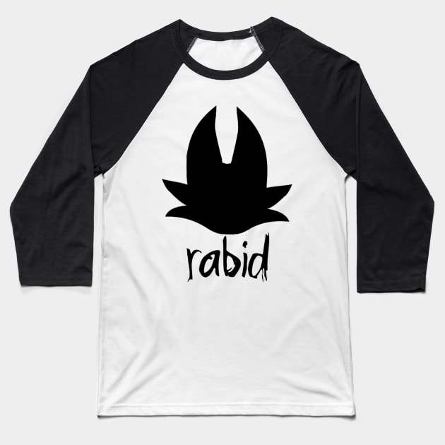 Rabid new logo Baseball T-Shirt by Tyler Teej